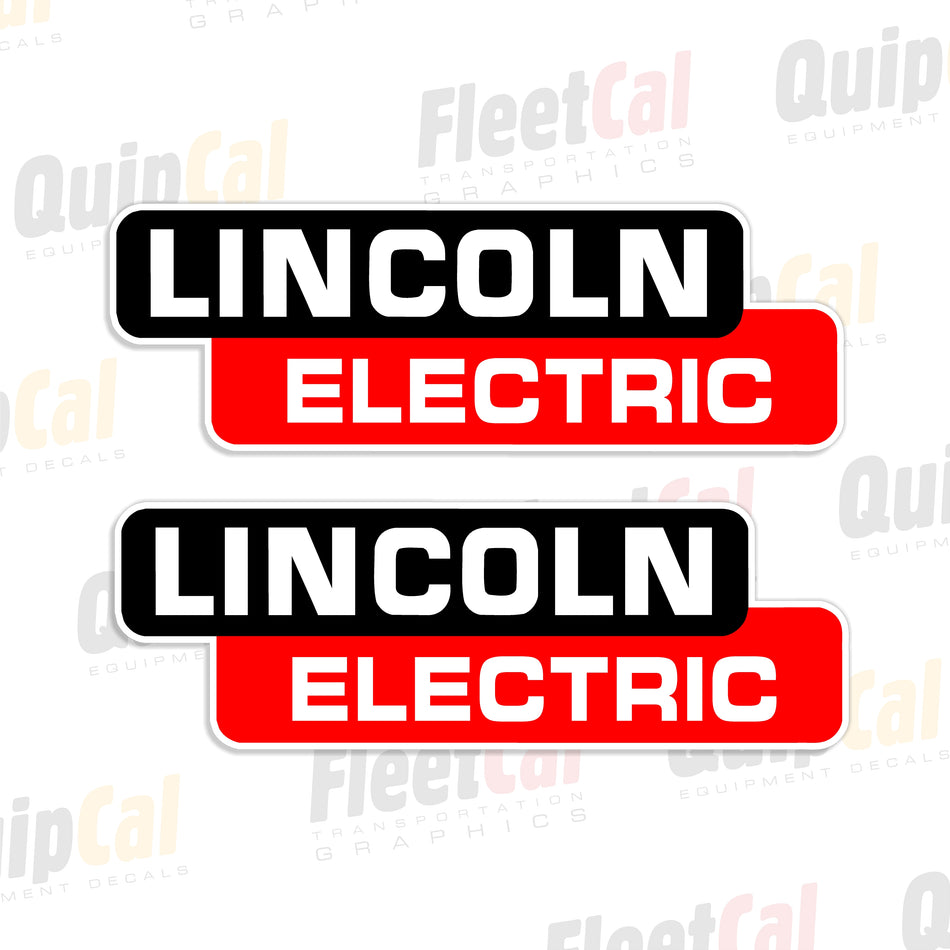 Lincoln Arc Welder Marking Decal Set Pair