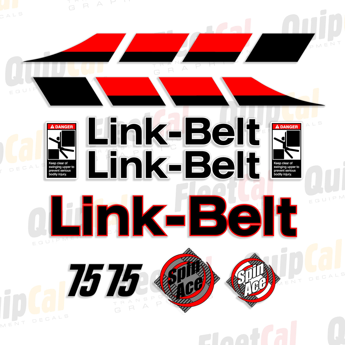 Link-Belt Excavator Decals