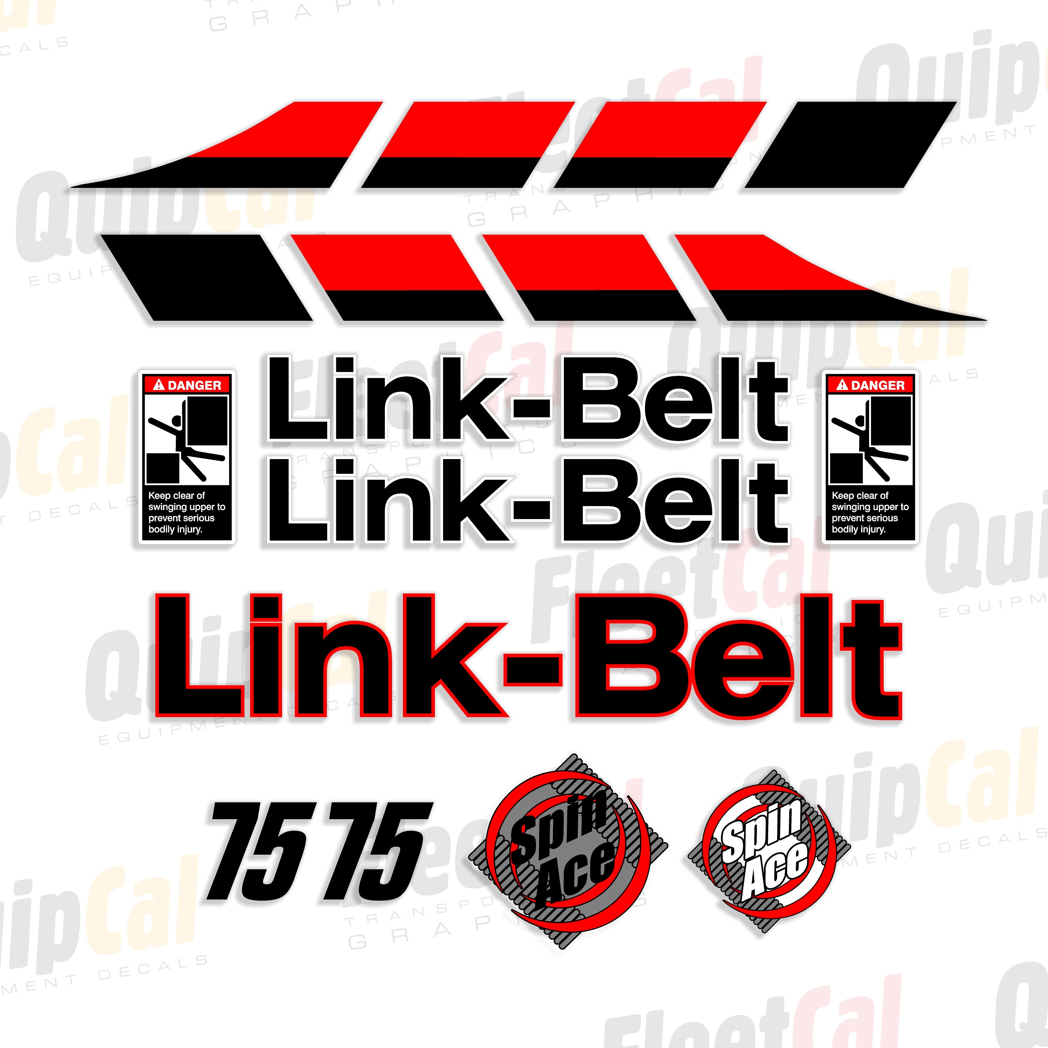 Link-Belt Excavator Decals