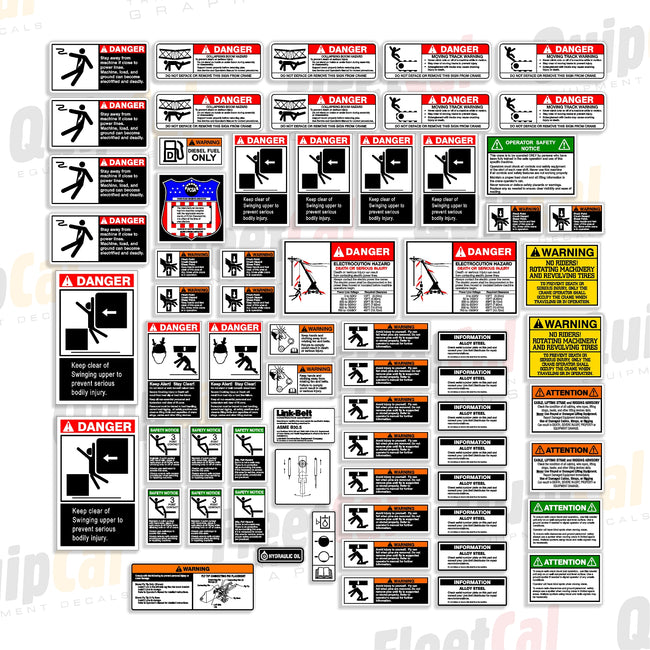 Equipment Safety Decals – Truck and Equipment Decals