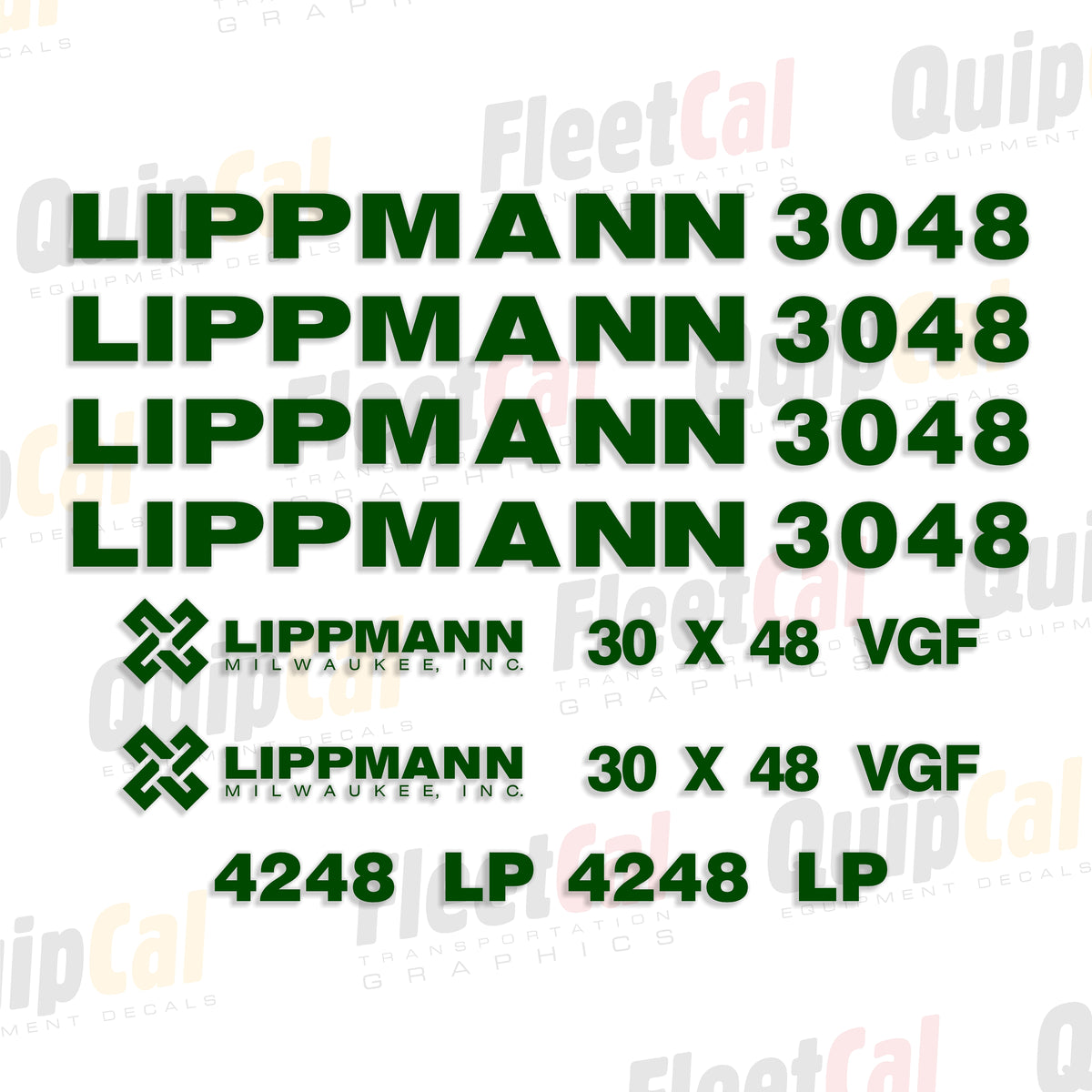 Lippmann Crusher Decals