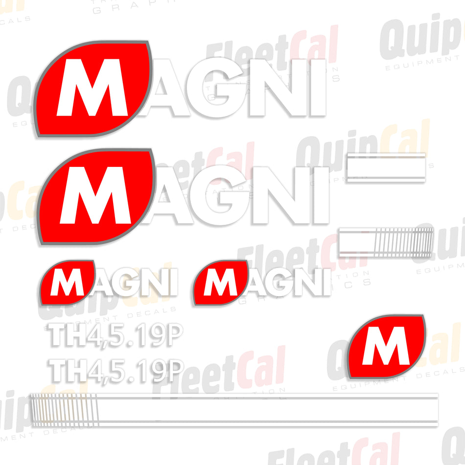 Magni TH4,5.19P Telehandler Decal Set