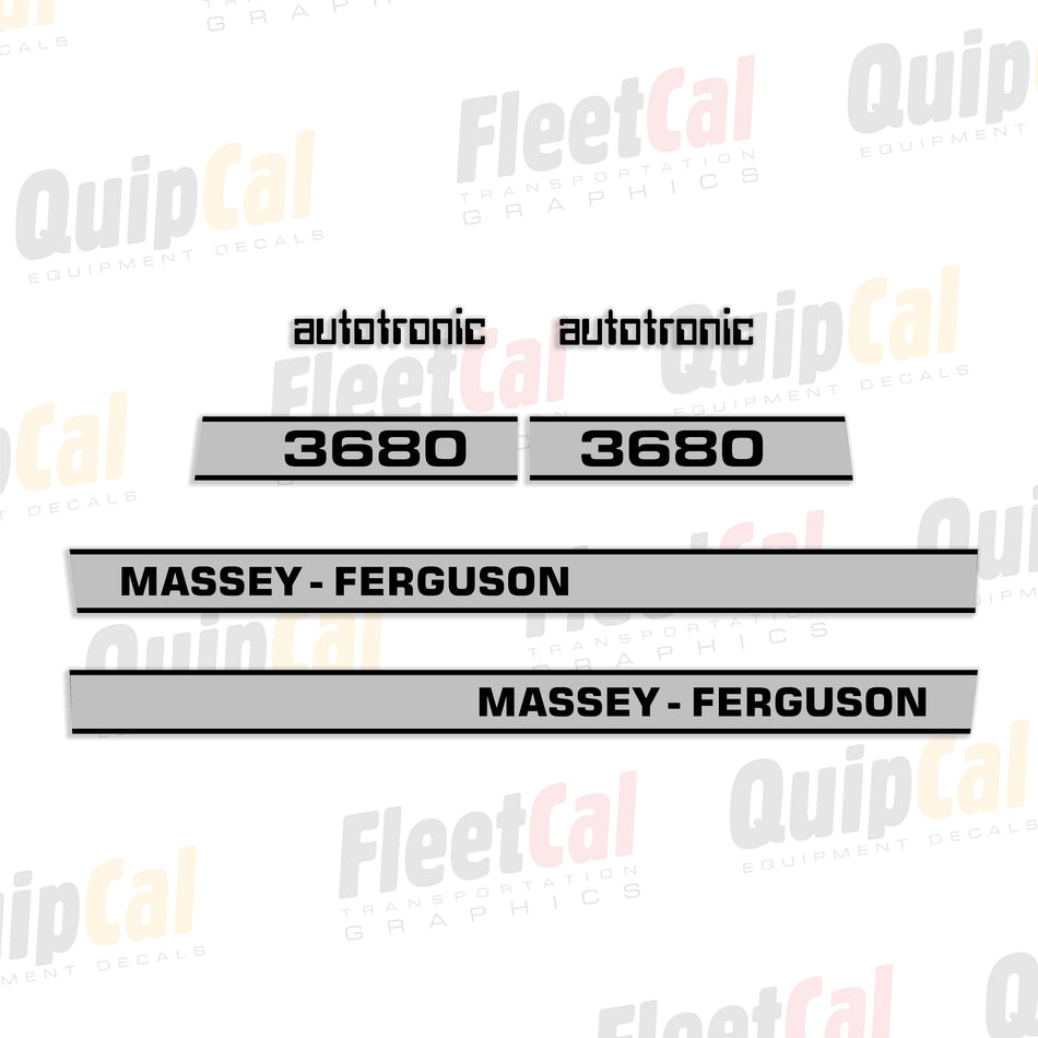 Massey Ferguson 3680 Tractor Decal Set