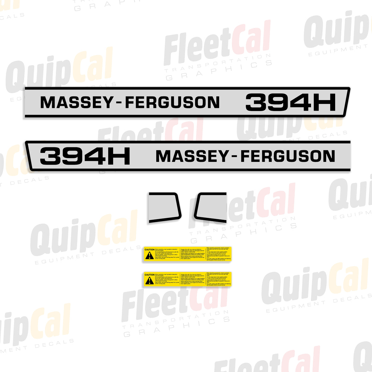 Massey Ferguson 394H Tractor Decal Set – Truck and Equipment Decals