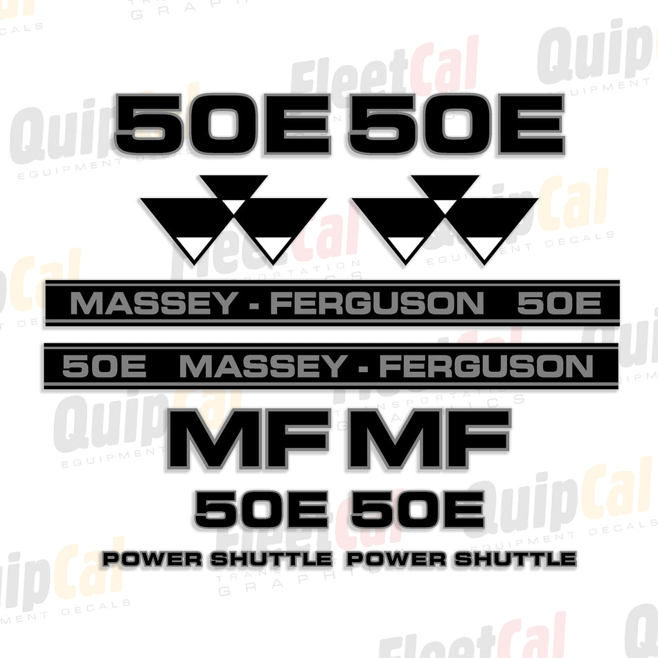 Massey Ferguson Industrial Loader Backhoe Decals