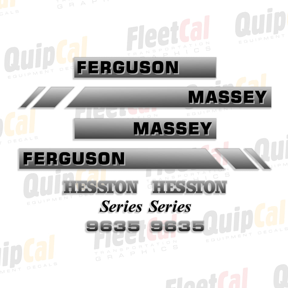 Massey Ferguson 9635 Hesston Series Swather Decal Set