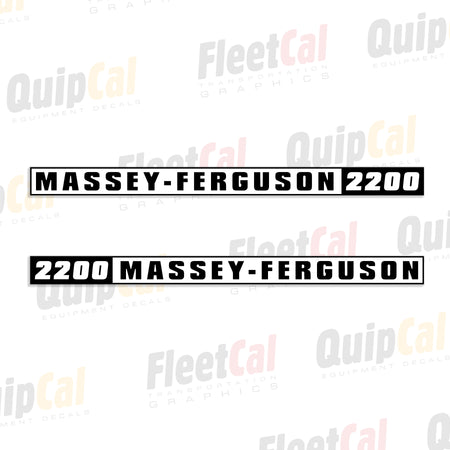 Massey Ferguson Industrial Tractor Decals