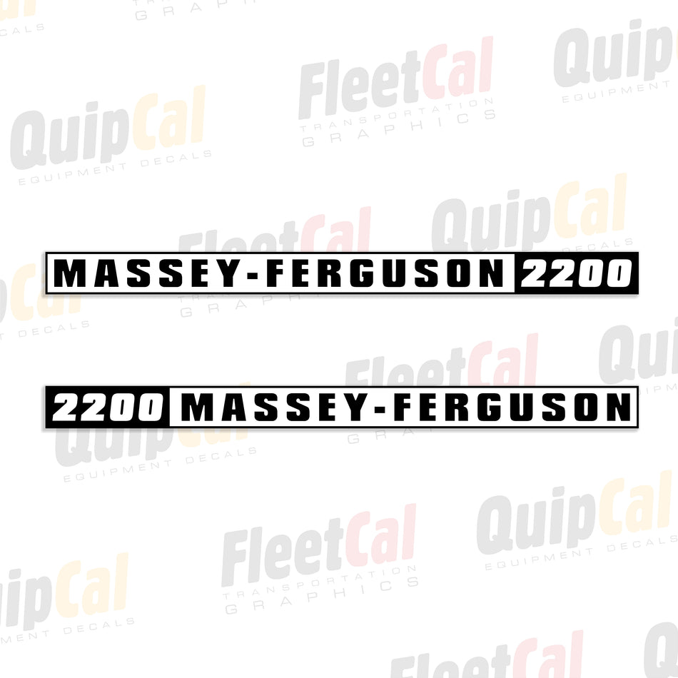 Massey Ferguson Industrial Tractor Decals