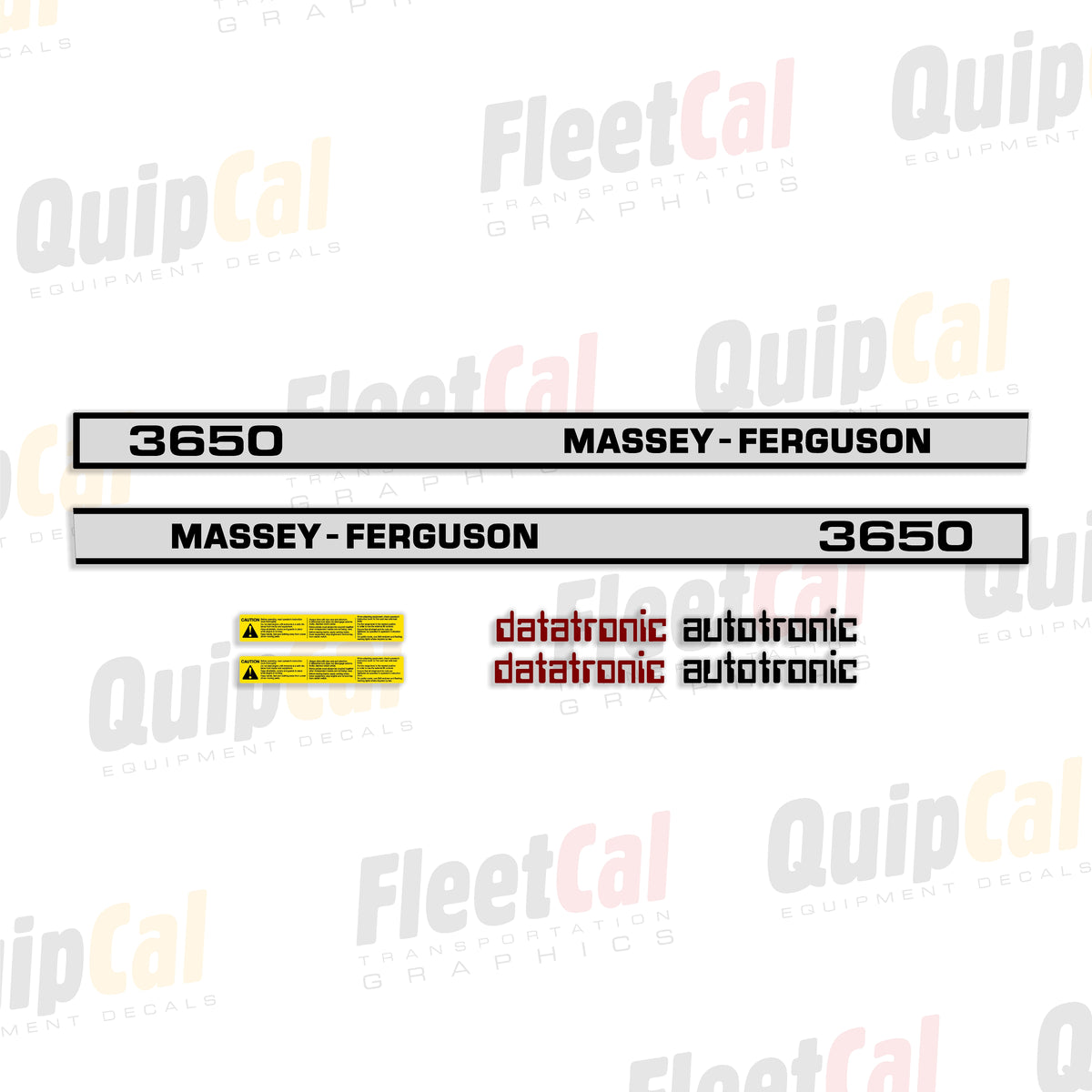 Ferguson Decals Massey Ferguson 3650 Tractor Marking Decal Set – Truck and Equipment Decals
