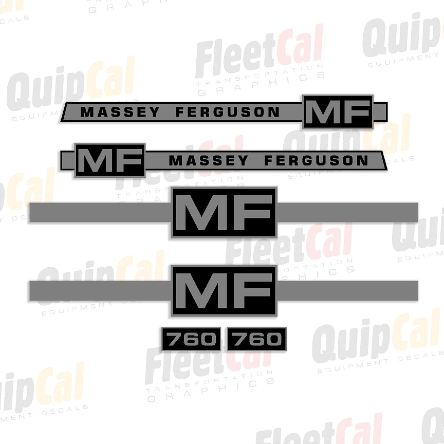 Mf Stickers Massey Ferguson 760 Combine Marking Decal Set – Truck and Equipment Decals