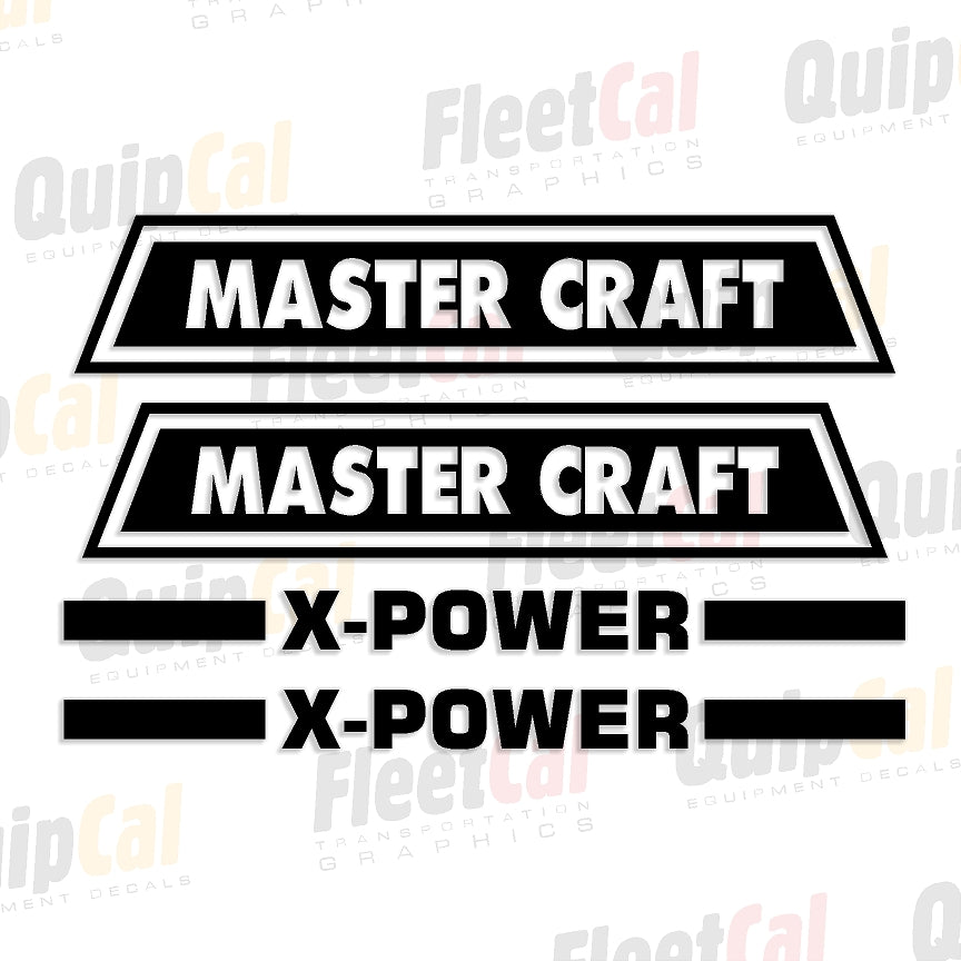 Master Craft X-Power Forklift Marking Decal Set – Truck and Equipment ...