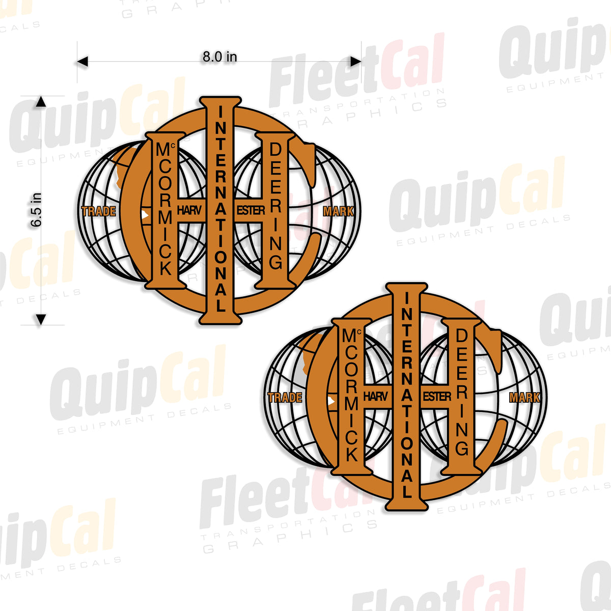 McCormick Deering Tractor Decals