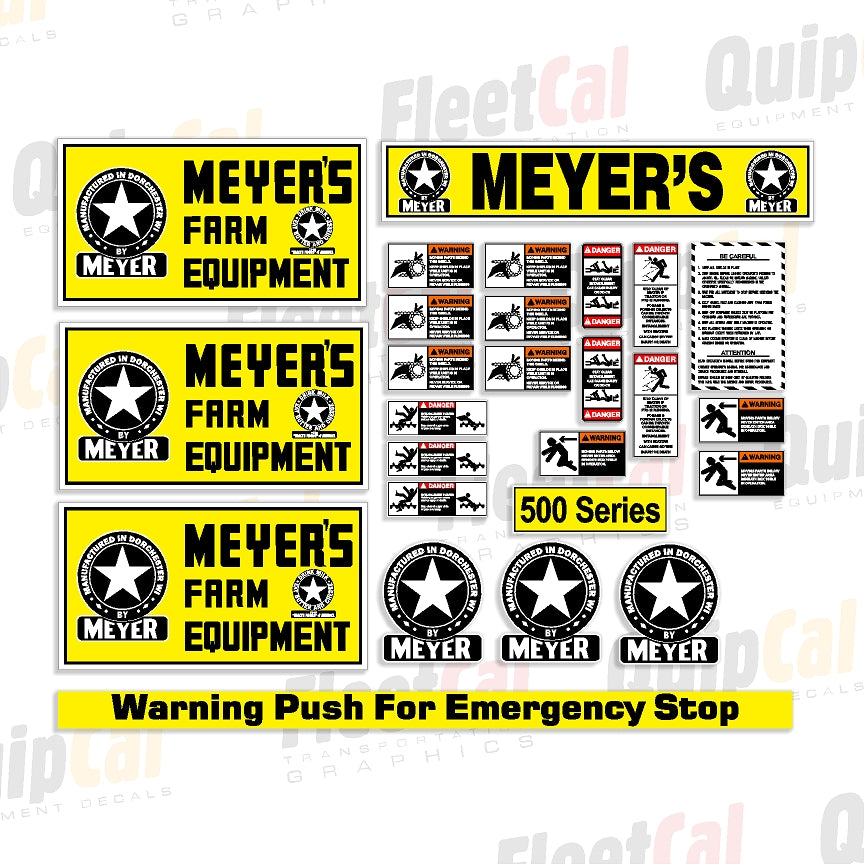 Meyer's Farm Equipment Decals