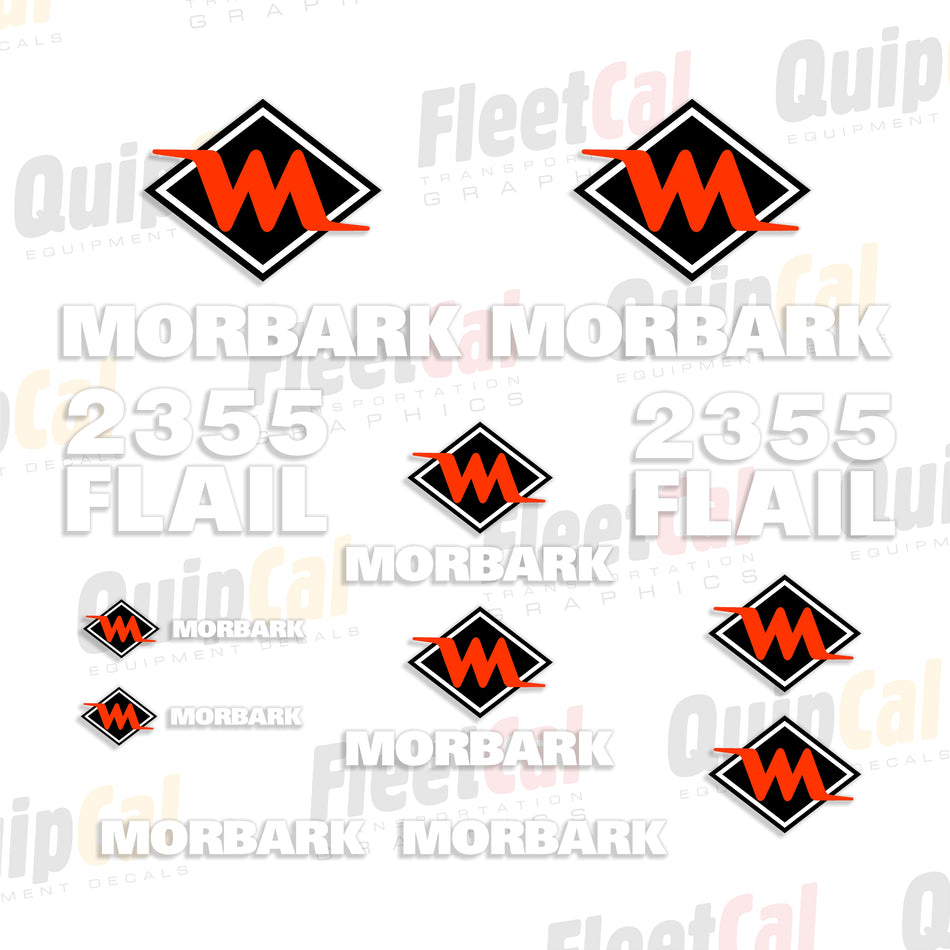 Morbark 2355 Flail Chipper - Whole Tree Chipper Decal Set