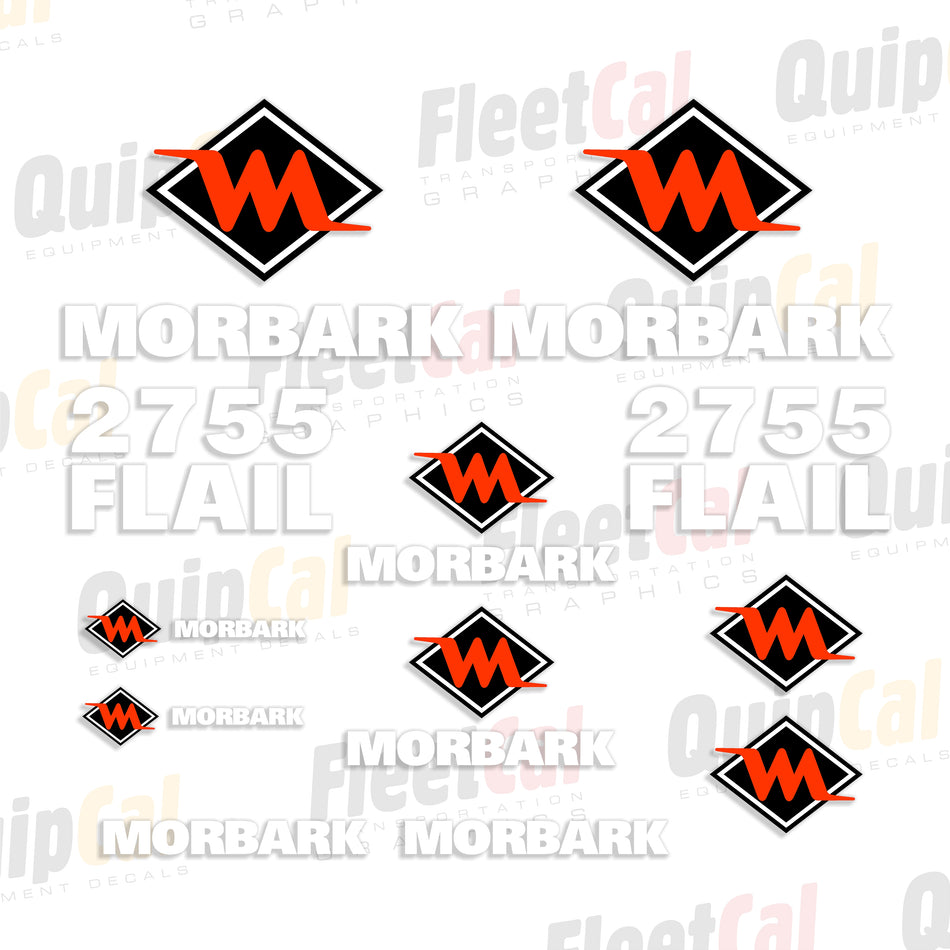 Morbark 2755 Flail Chipper - Whole Tree Chipper Decal Set