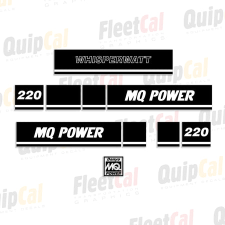 MultiQuip Generator Decals