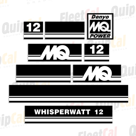 MultiQuip Generator Decals