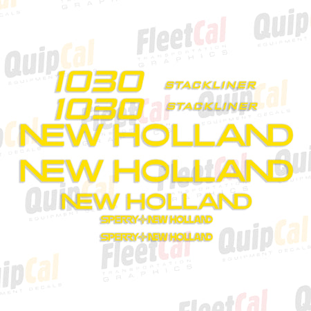 New Holland Bale Wagon Decal Set