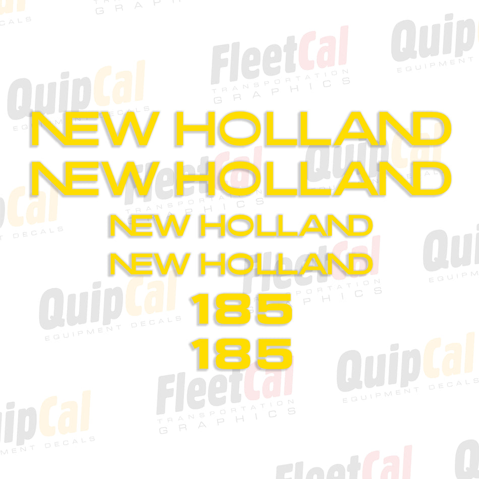 New Holland 185 Manure Spreader Early Model Decal Set