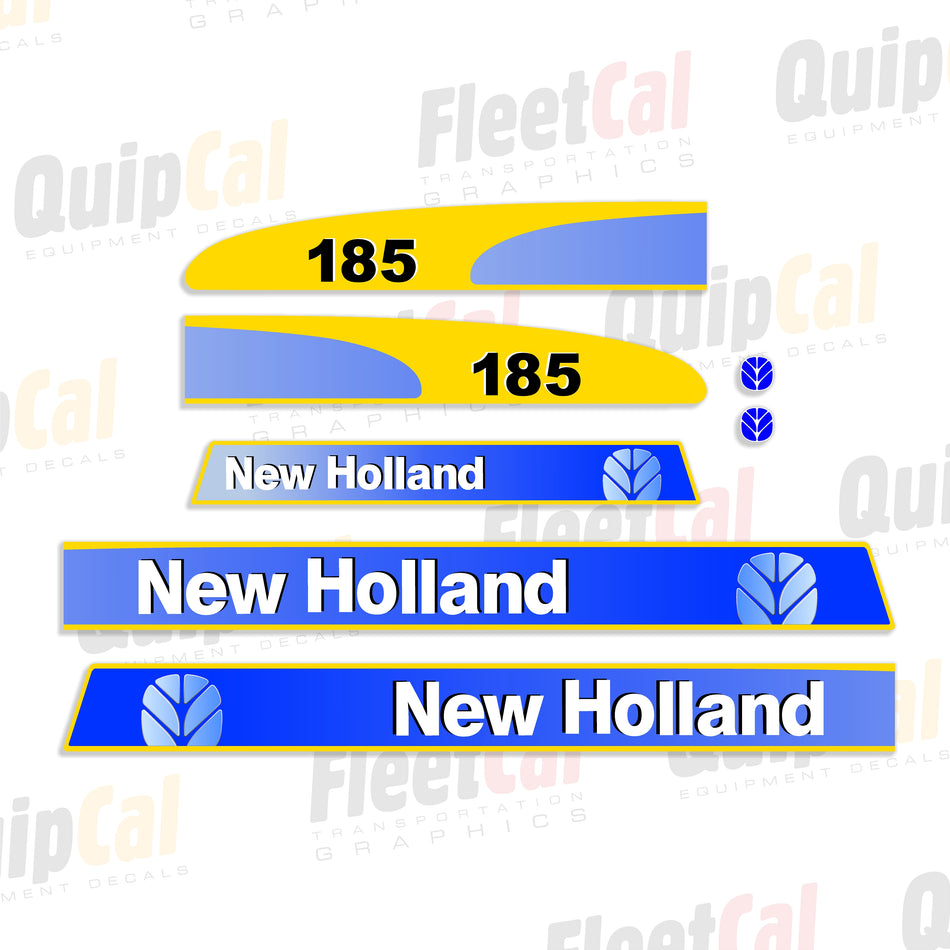 New Holland 185 Manure Spreader Late Model Decal Set