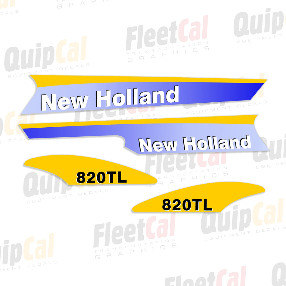 New Holland 820TL Front Loader Late Model Decal Set
