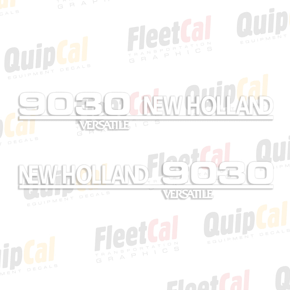 New Holland 9030 - Versatile - Tractor Hood Decal Set