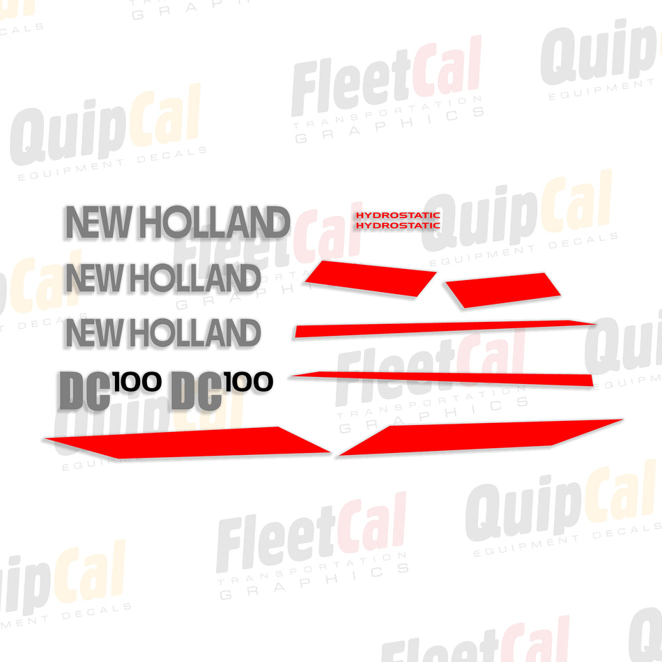 New Holland DC100 Hydrostatic Dozer Decal Set