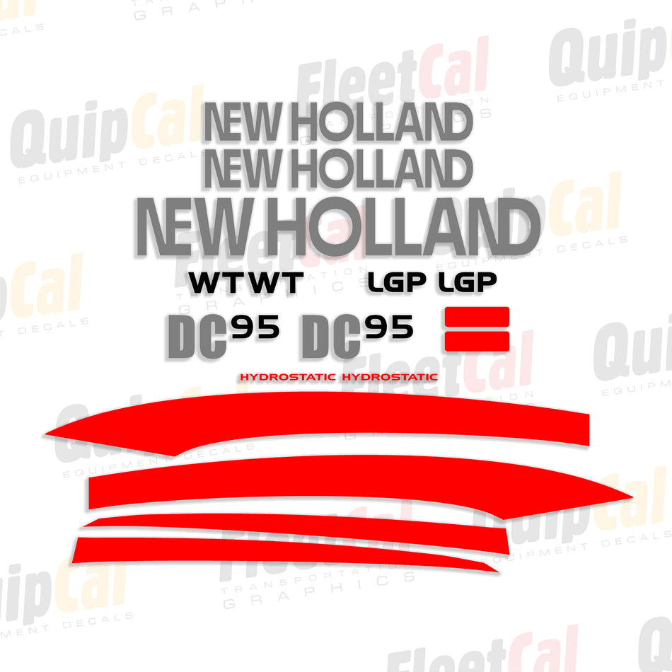 New Holland DC95 Dozer Decal Set