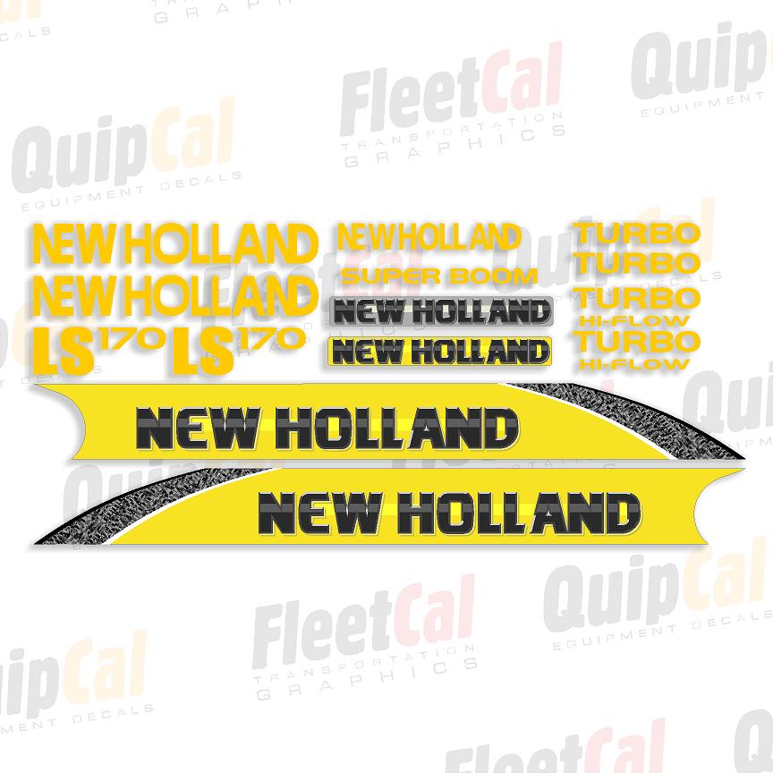 New Holland LS170 2005 Marking Decal Set