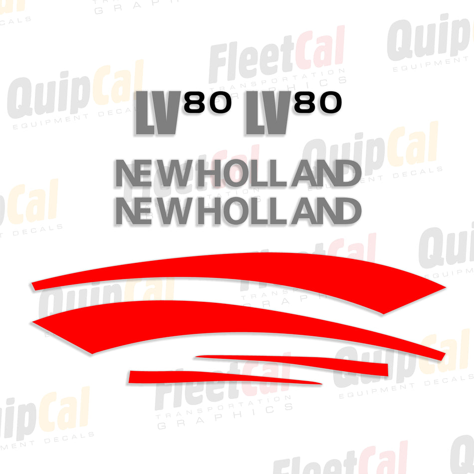New Holland LV80 Skip Loader Tractor Loader Decal Set
