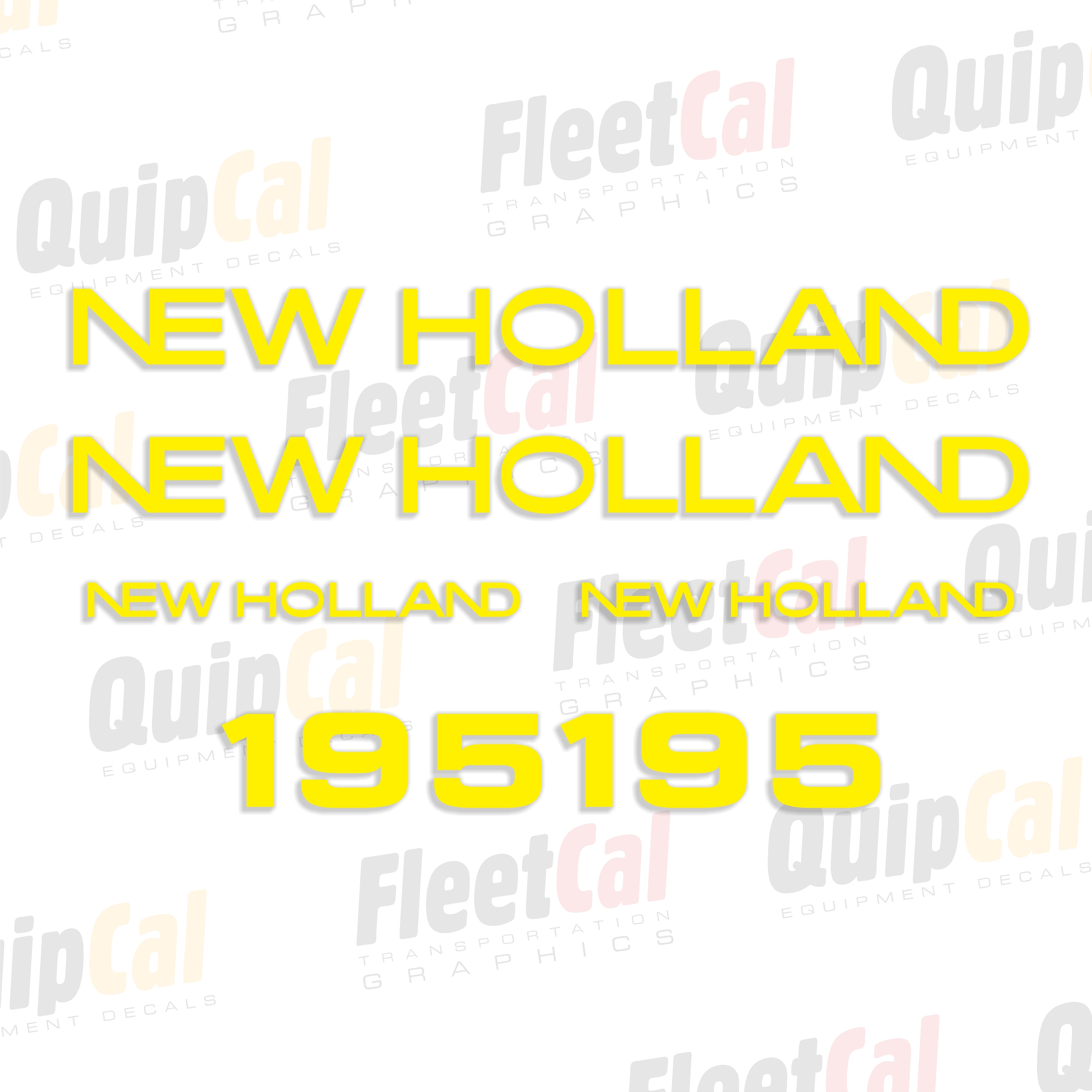 New Holland Manure Spreader Decals