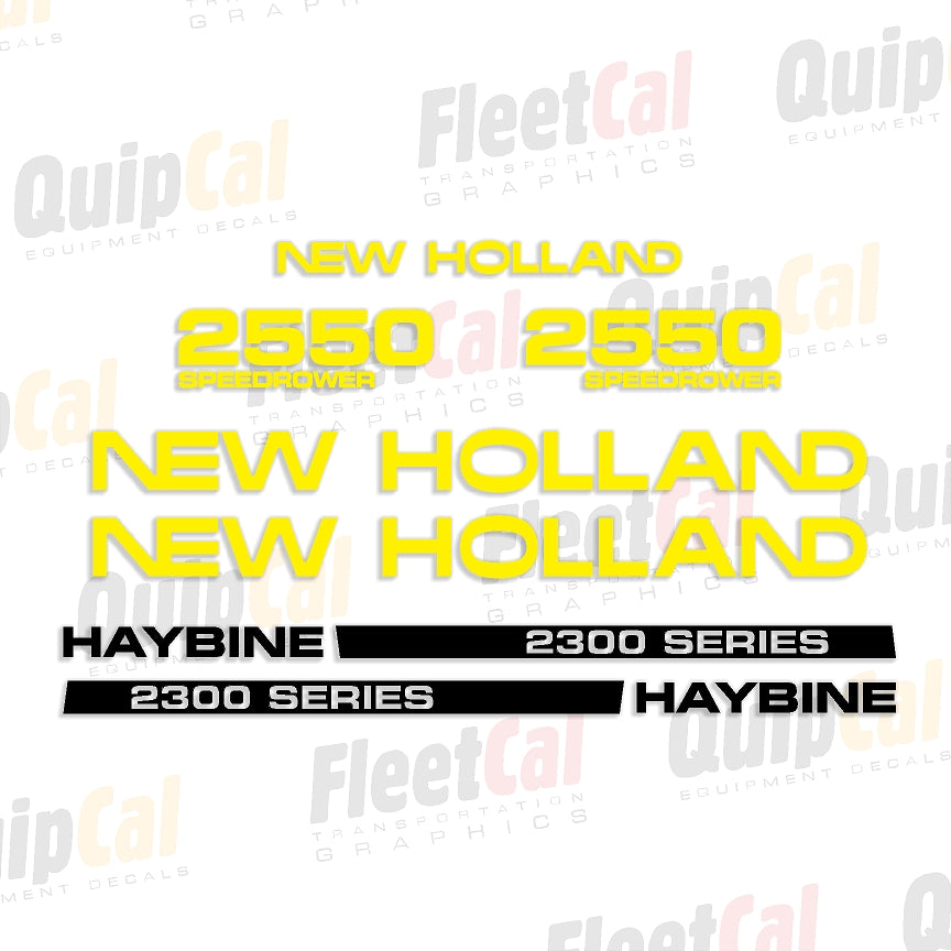 New Holland Windrower Decals