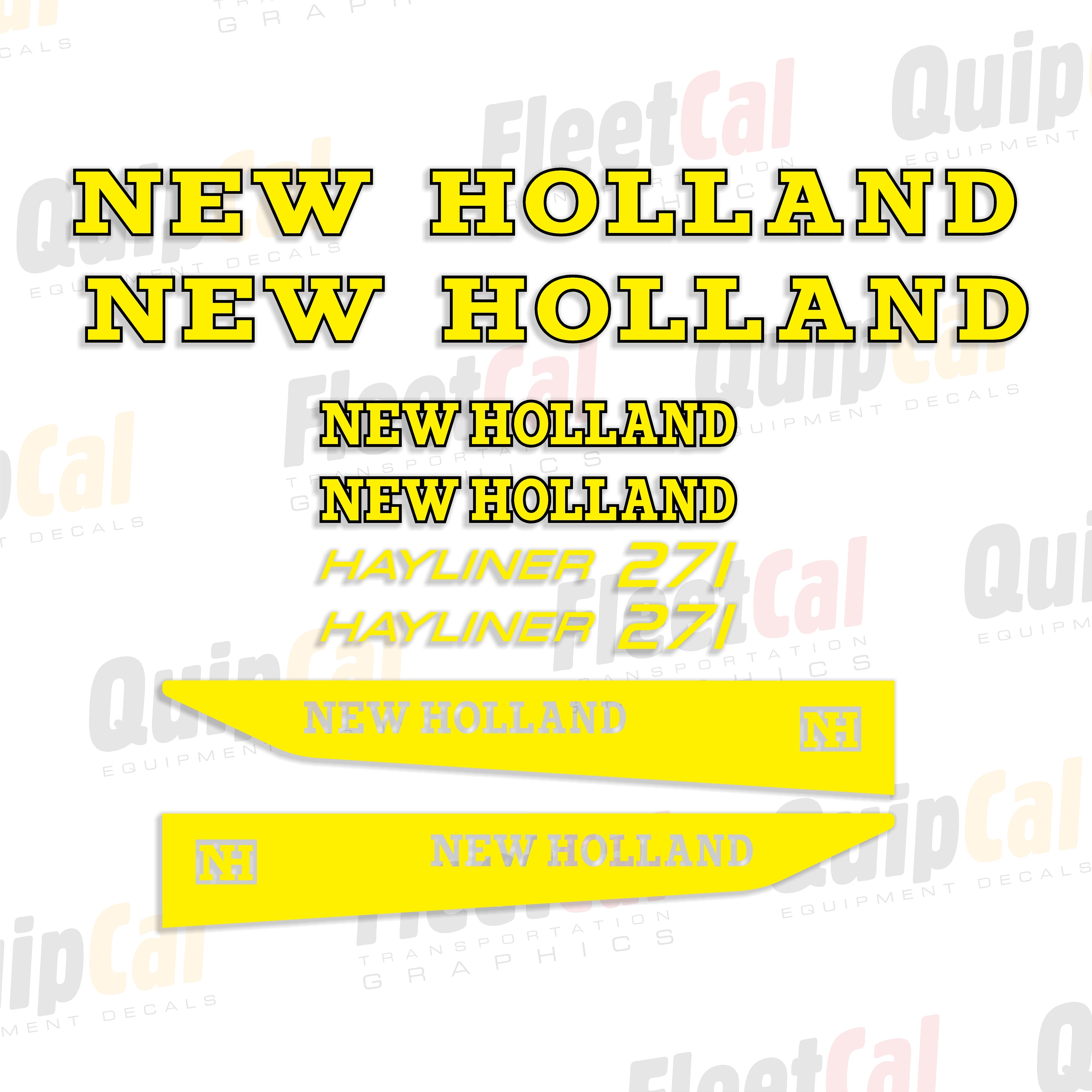 New Holland Hay Baler Decals