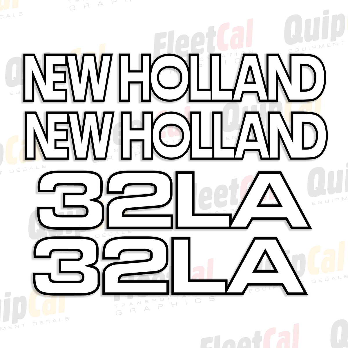 New Holland Front Loader Decals