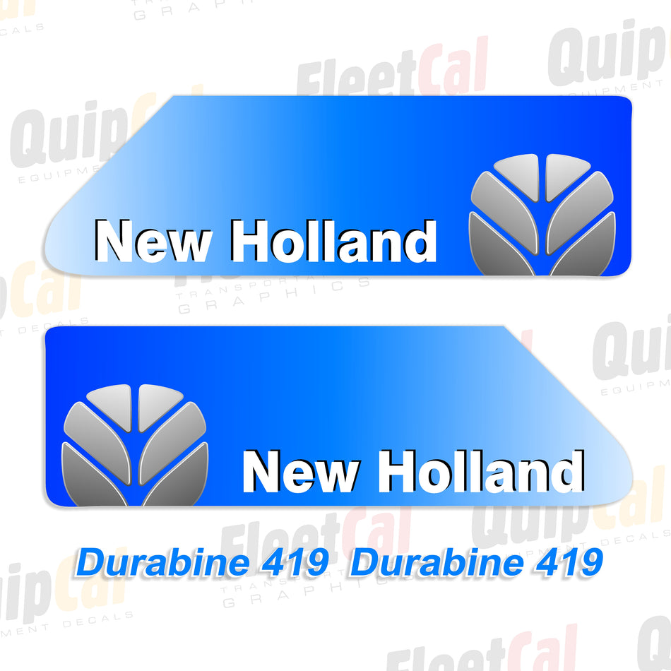 New Holland Durabine Decals