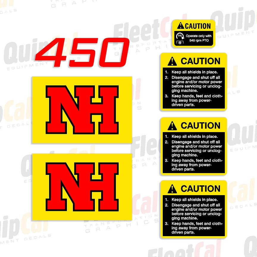 New Holland Mower Decals