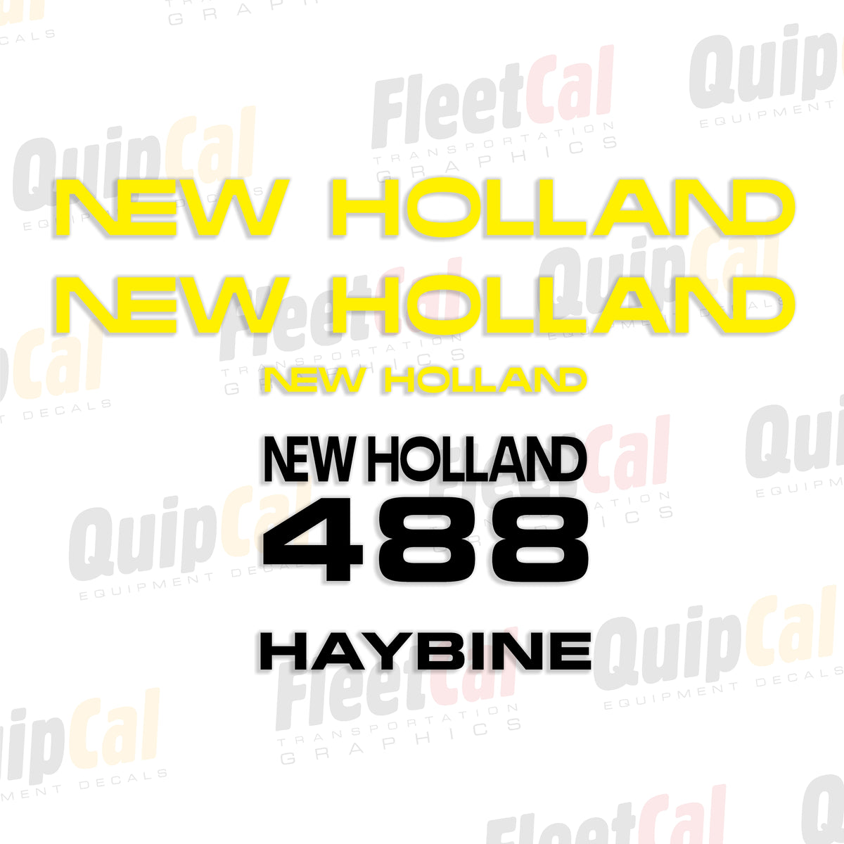 New Holland Haybine Decals