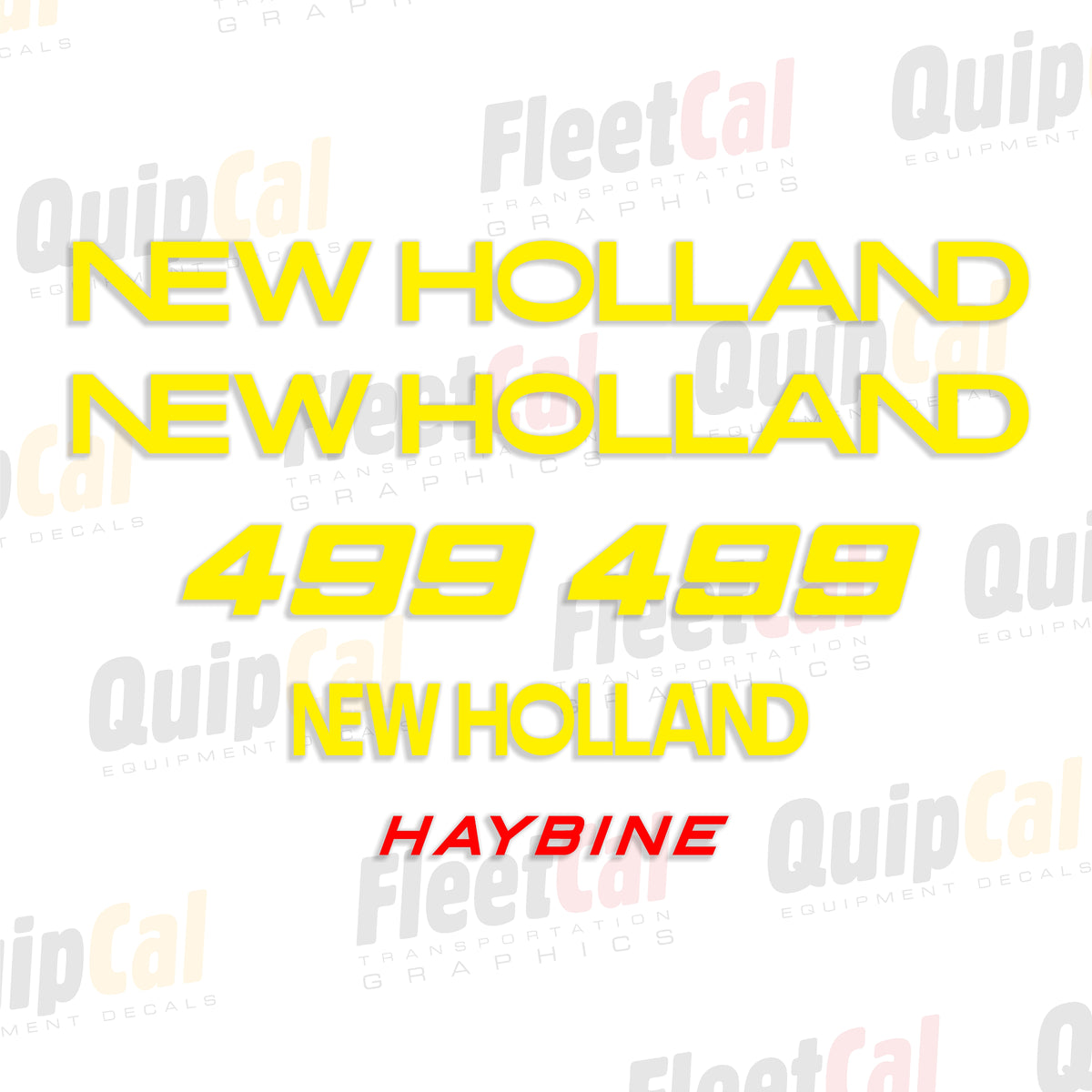 New Holland Haybine Decals