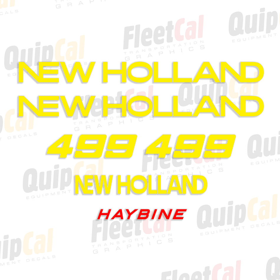 New Holland Haybine Decals