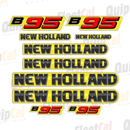 New Holland Backhoe Decals