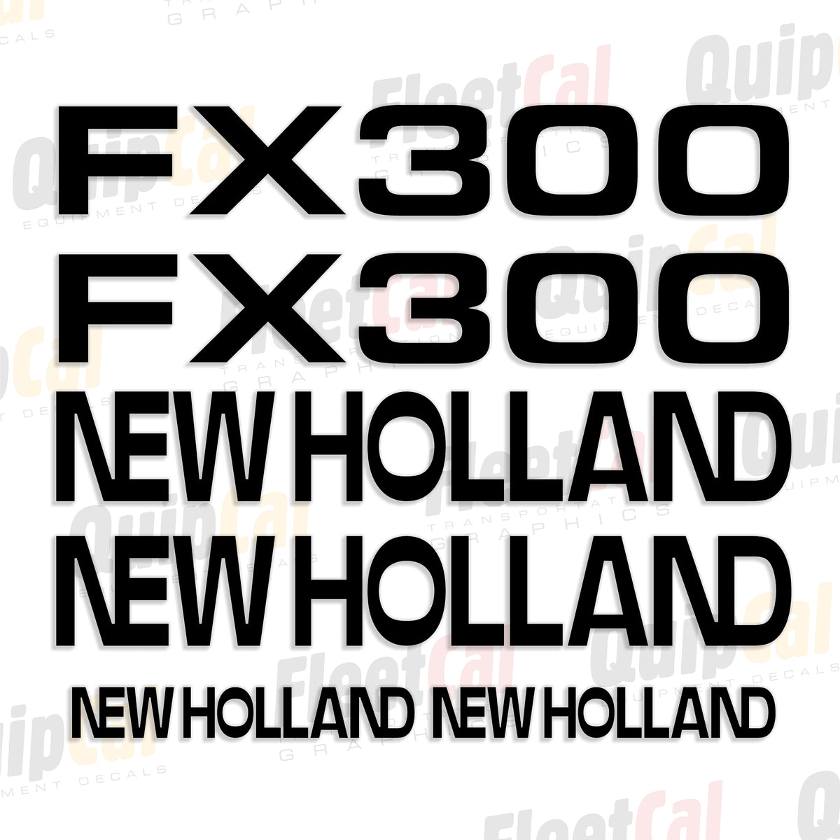 New Holland Harvester Decals
