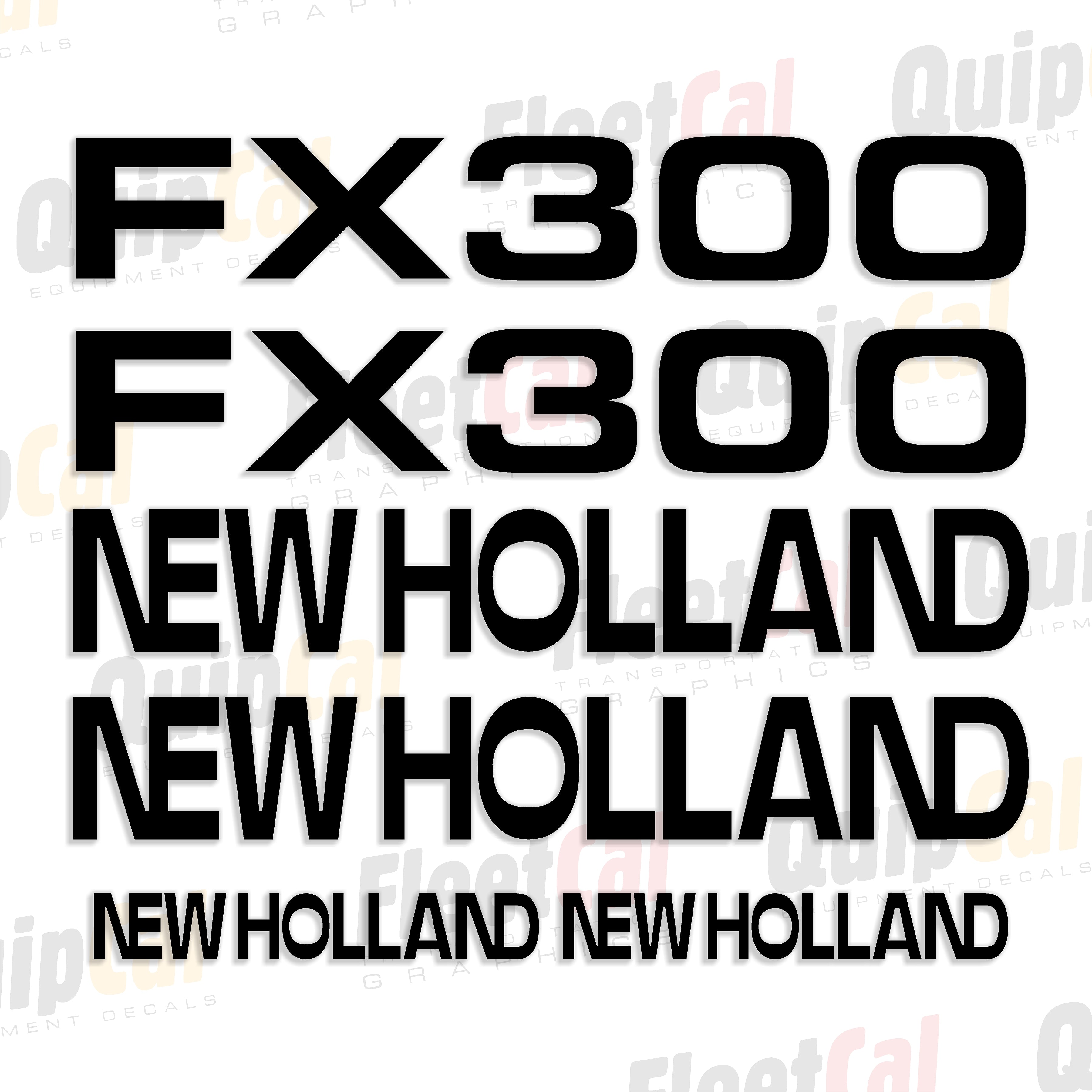 New Holland Harvester Decals