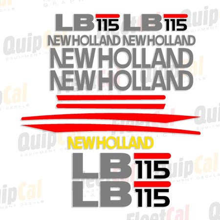 New Holland Backhoe Decals
