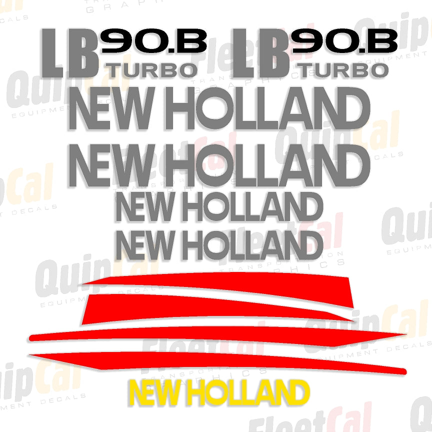 New Holland Backhoe Decals