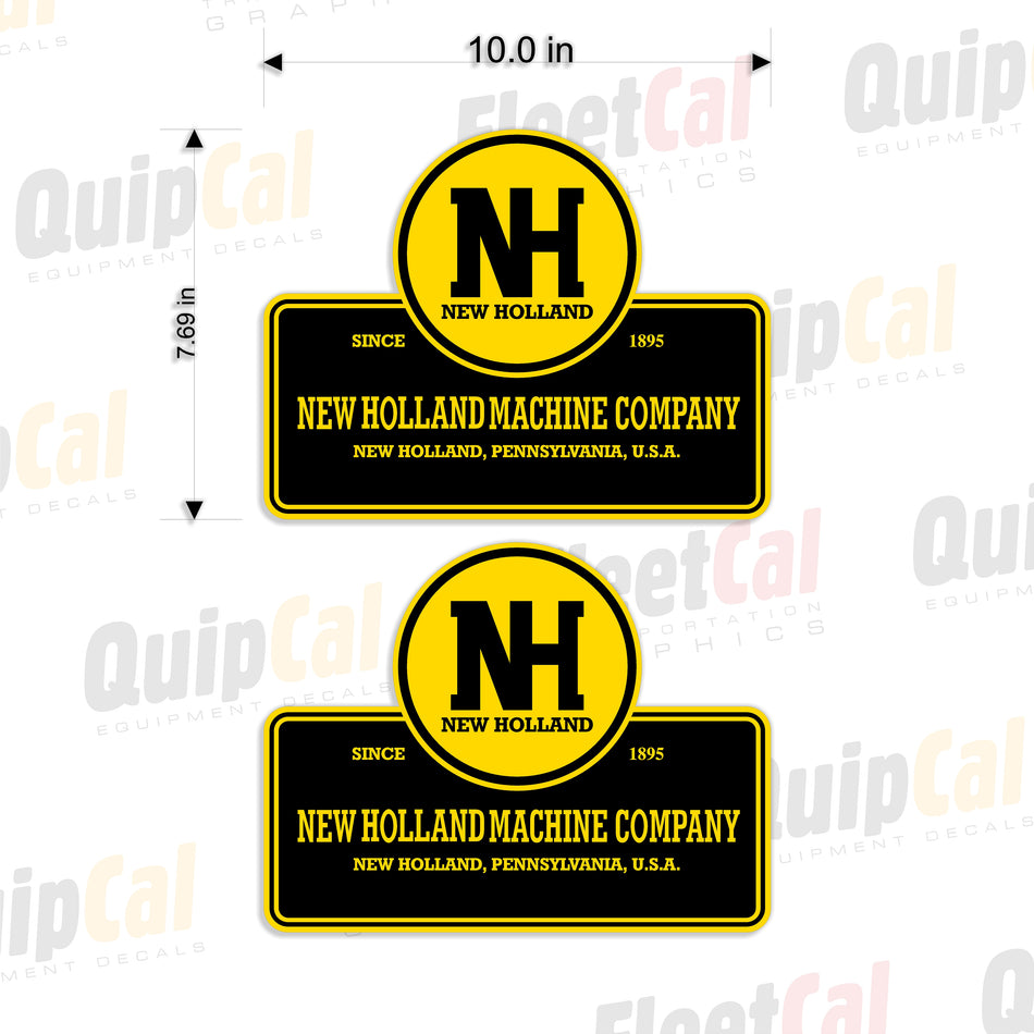 New Holland Machine Company Decals