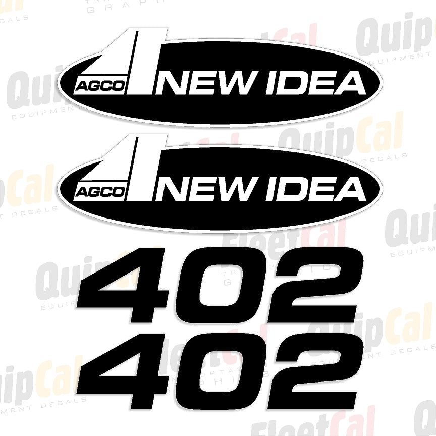New Idea 402 Hay Rake Marking Decal Set – Truck and Equipment Decals