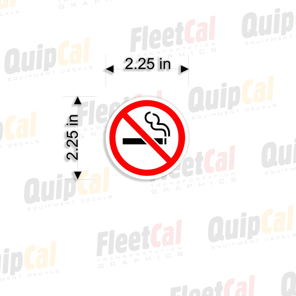 No Smoking Decal 002 (Qty 50)