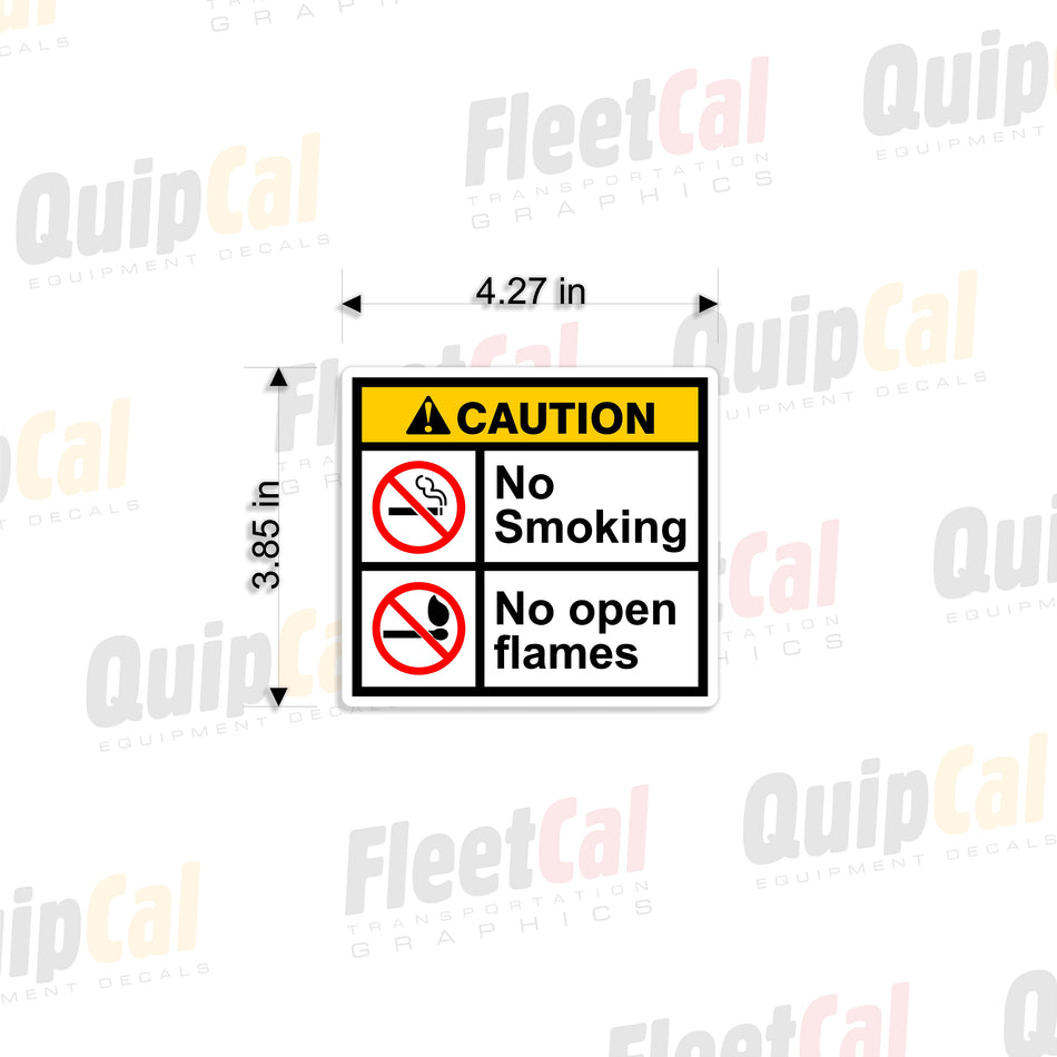 No Smoking Decal 003 (Qty 50)