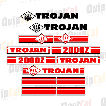 O&K Trojan Decals
