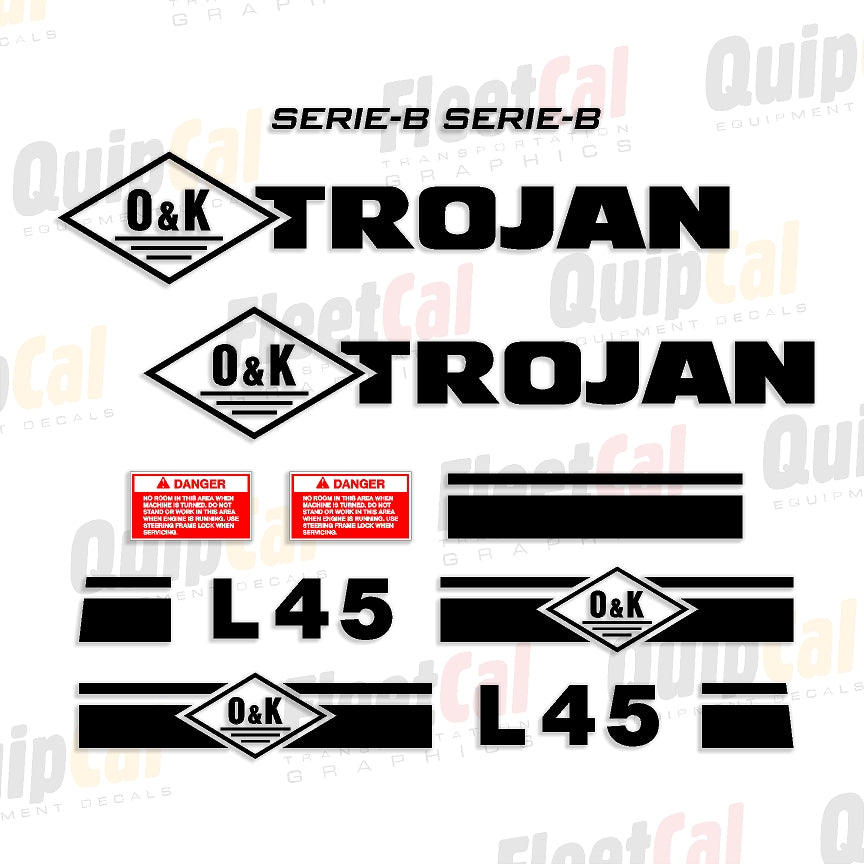 O&K Trojan Decals